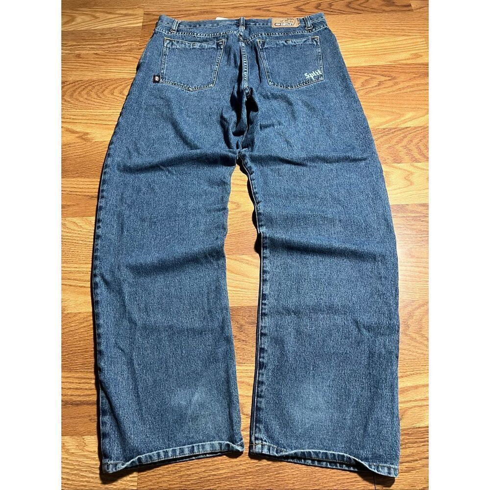 Vintage Y2K Split Men’s Baggy Skater Jeans 36